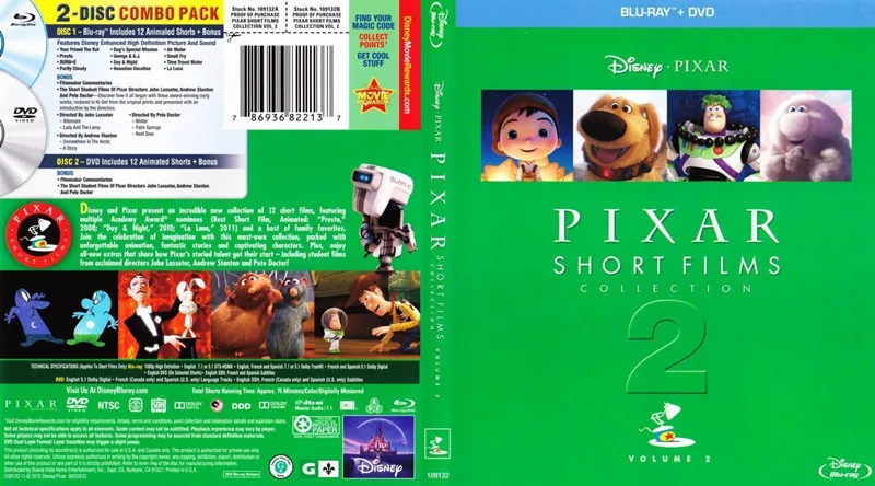 PIXAR SHORT FILMS COLLECTION: VOL. 2 - Blu-ray review